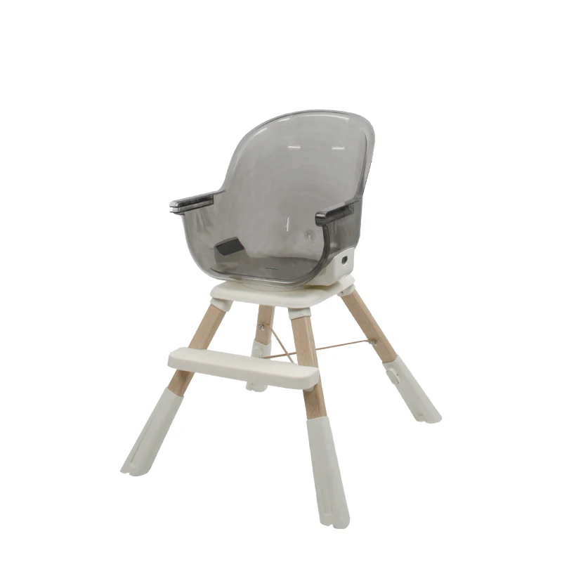 Convertible 3 in 1 feeding chair baby moving Rocking Chair Toddler baby high chair plastic wood