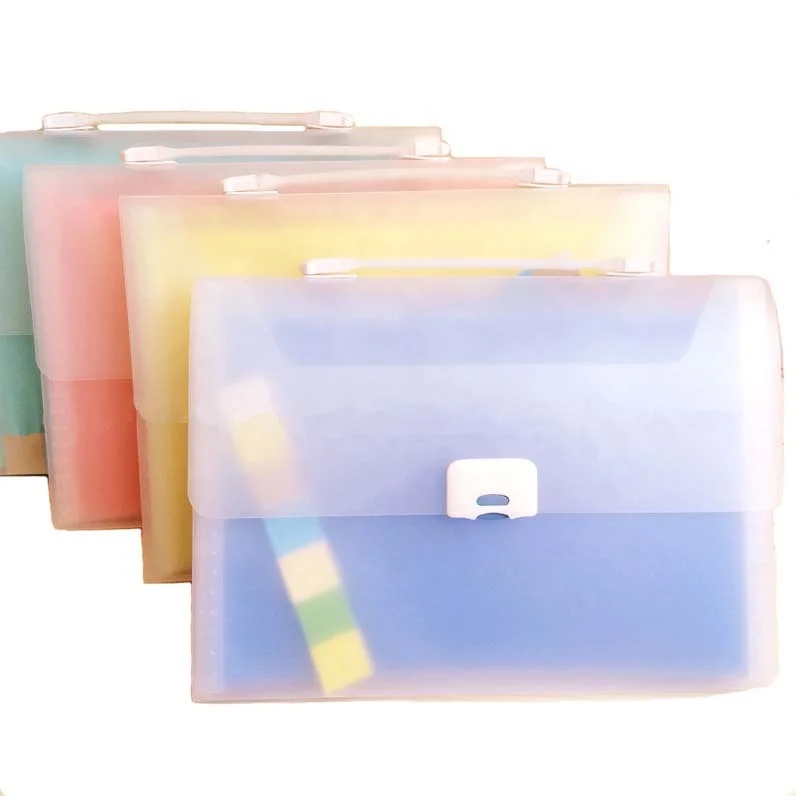 Офисные канцелярские принадлежности пластиковая расширяющаяся папка для файлов с 12 карманами размера A4 из полипропилена