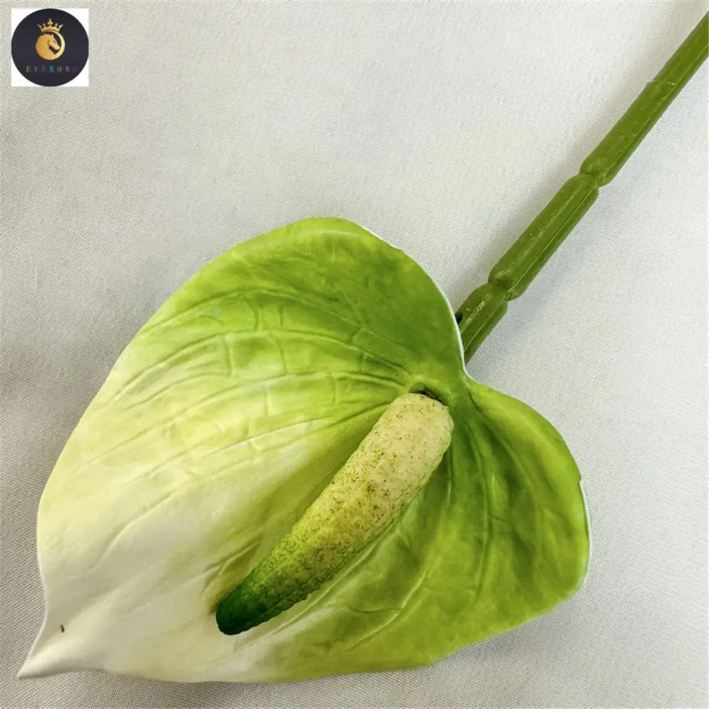 F40 New Design Guanyin Lotus Home Simulation Flower Wedding Soft Outfit With Floral Feel Green Plant Flowers