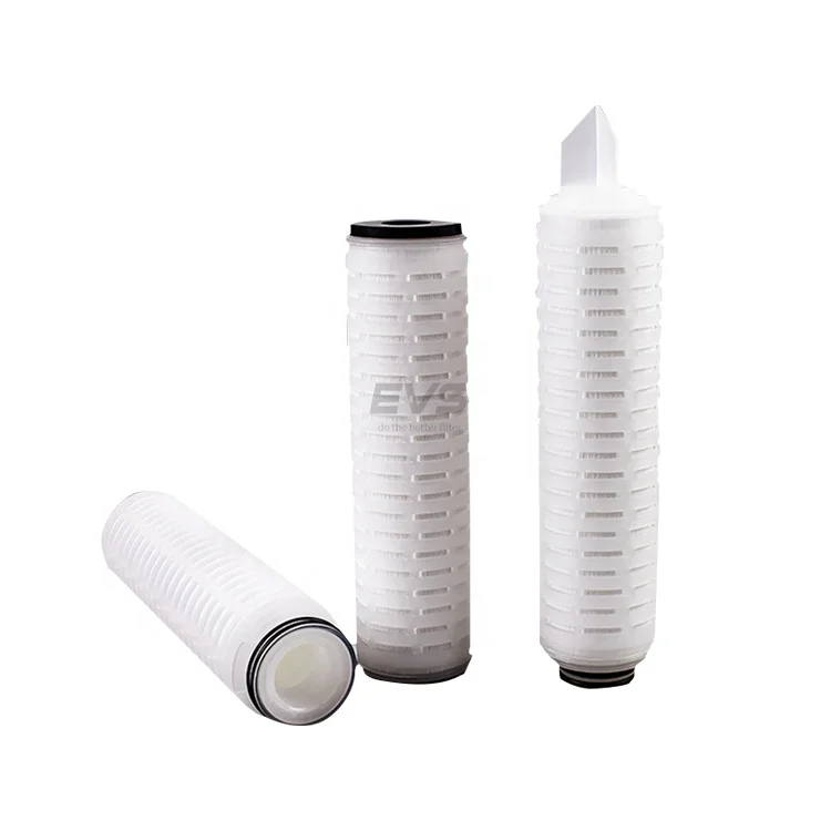 Hydrophilic 0.45 micron Micropore PES membrane Pleated Filter Cartridge for Water Sterile Filtration