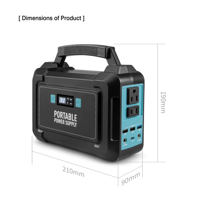 CDKMAX 100W 110V 220V 18650  high drain lithium battery pack for outdoor supply 100W saving power supply portable power station