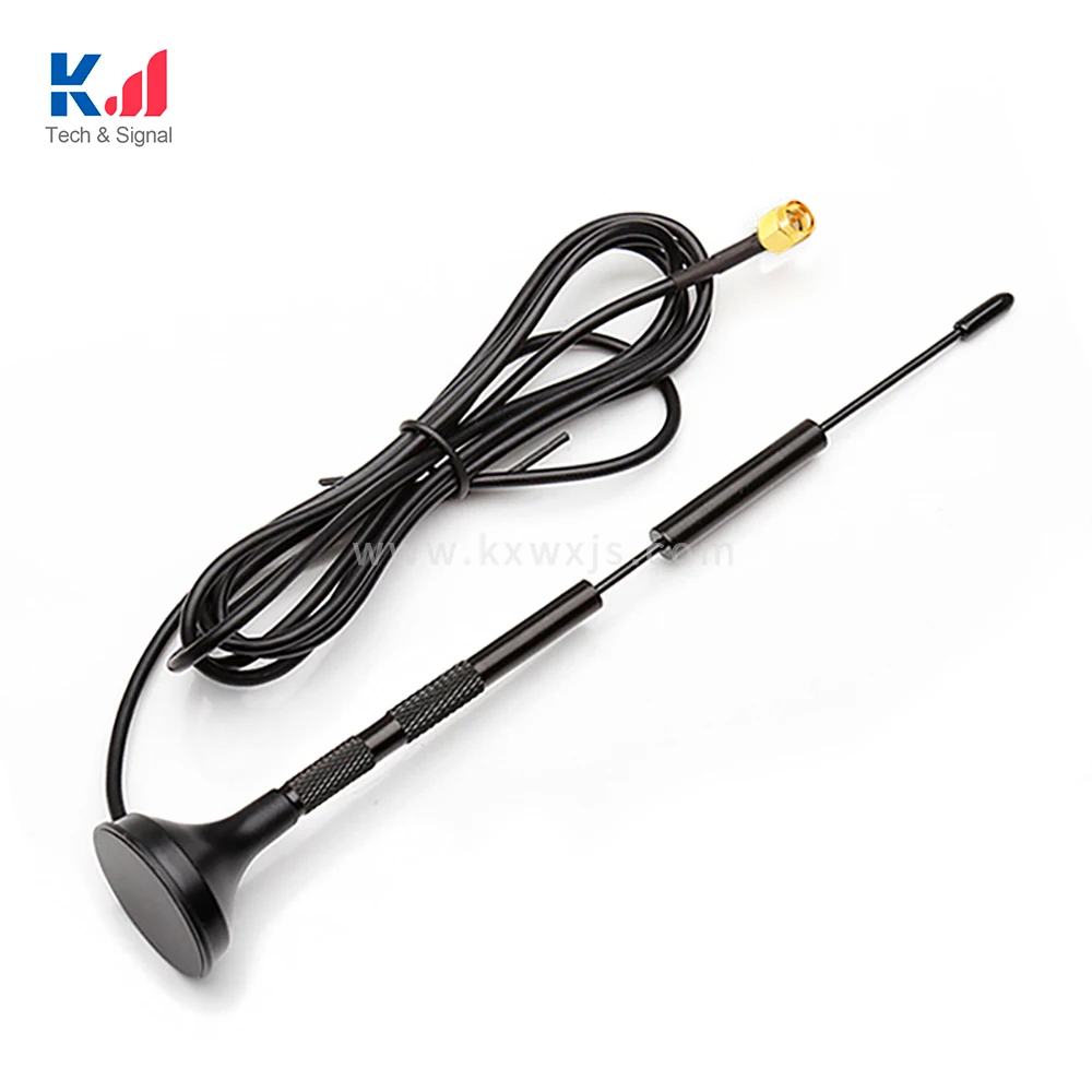 Новая 2.4G 5G 5.8G двухчастотная маленькая присоска антенна 7dbi SMA Всенаправленная антенна с высоким коэффициентом усиления Wi