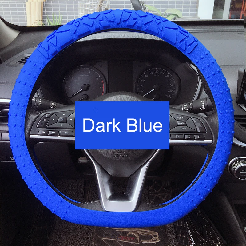 Seasons Universal Soft Steering Wheel Protective Covers For Truck Tesla Model 3 Women Custom Silicone Steering Wheel Cover