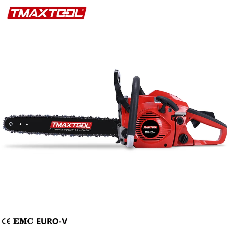 Tmaxtool 2400W gasoline single cylinder 20 inch industrial chain saw 63.3cc heavy duty motosega gas tree cutting chainsaw