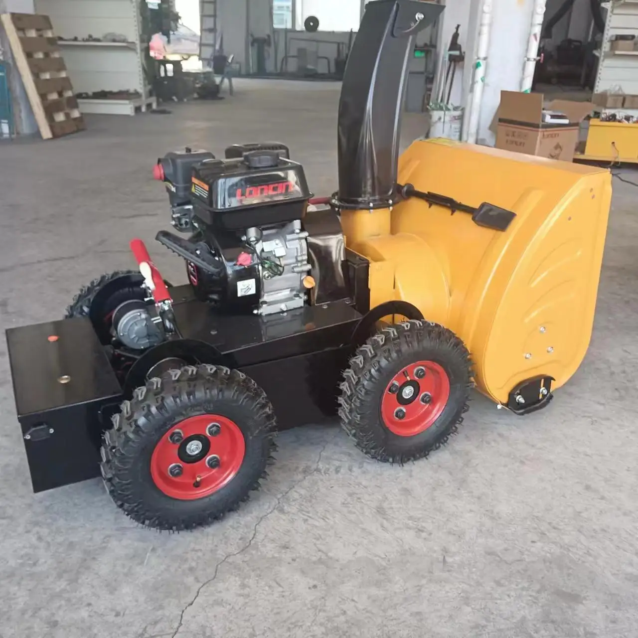 Track Snow Thrower Multifunctional Remote Control Road Snow Blower Municipal Engineering Road Snow Blower