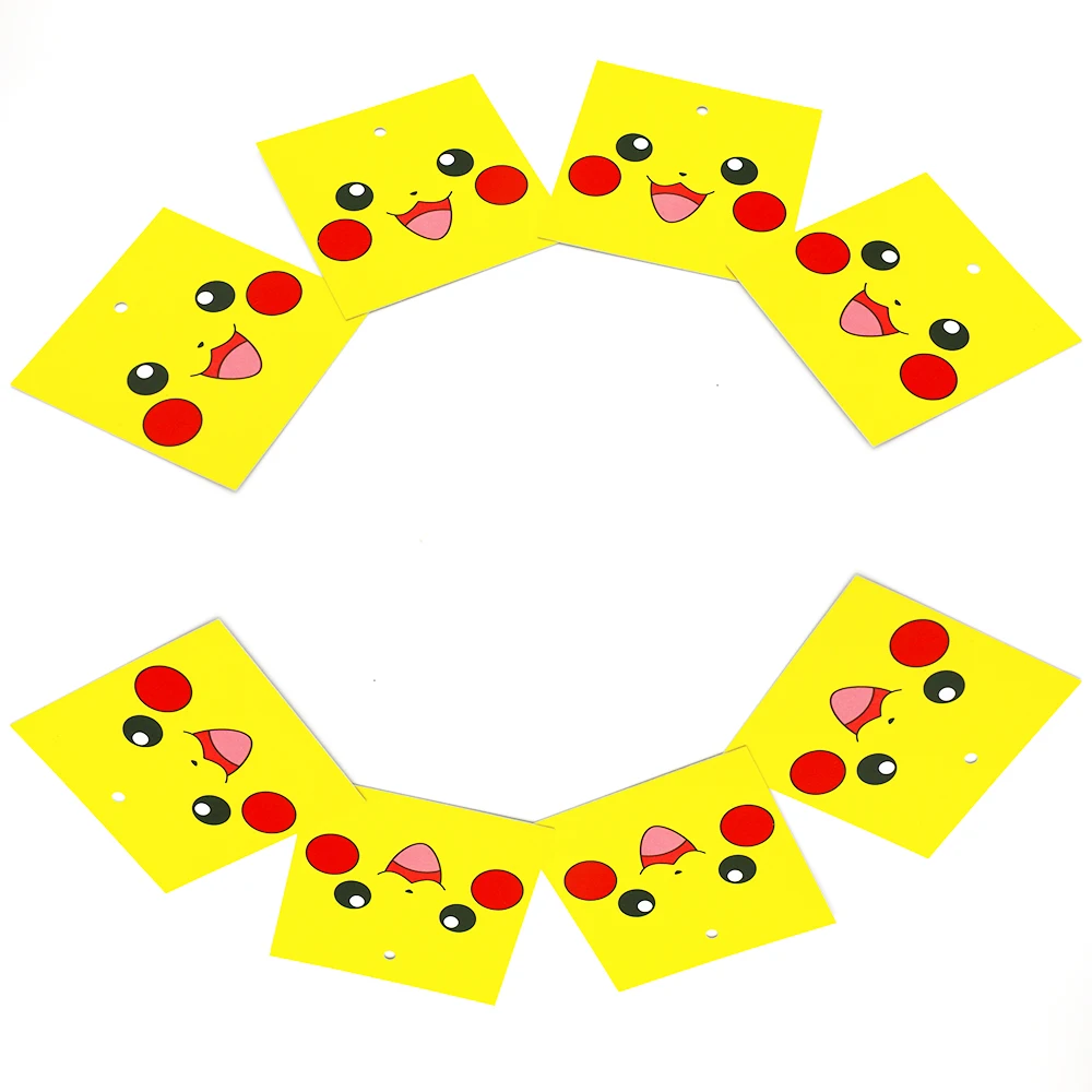 Hot Sale Square Tag, Yellow Cardboard Cartoon Hang Tag with Eyelet for Toys, Kids Apparel, Bags, Shoes