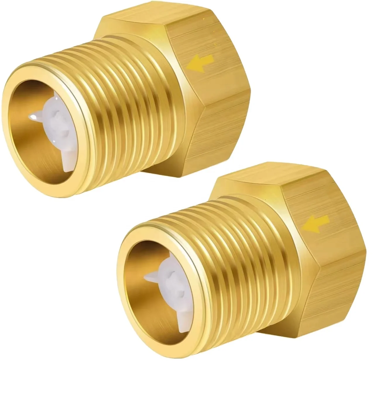 1/2 inch NPT Thread Brass  Non Return One Way Check Valve  Female to  Male  Check Valve for Water Heater