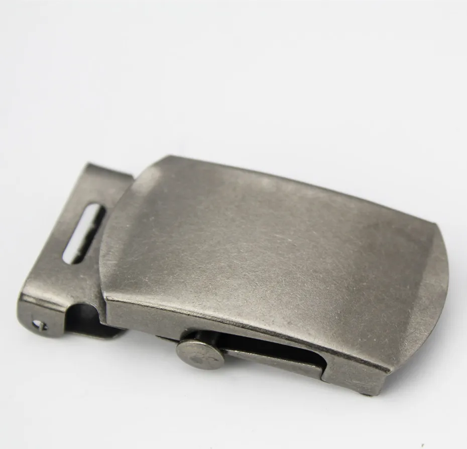 
adjustable gold designer fashion blank hardware custom logo man metal canvas belt buckle 