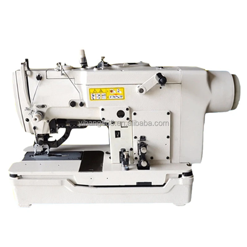 Бывшая в употреблении японская швейная машина с отверстиями для кнопок и вышивки
