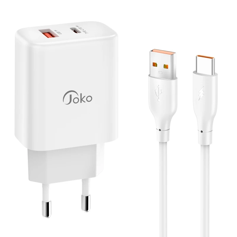 JOKO Trending 2024 New Arrivals High Quality 30W USB C Charger Fast Charging Usb Type C Charger Phone Adapter For Mobile Phone