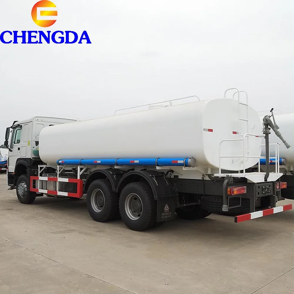 New Sinotruck Howo Water Sprinkle Truck 6x4 20CBM Used Water Tanker Truck