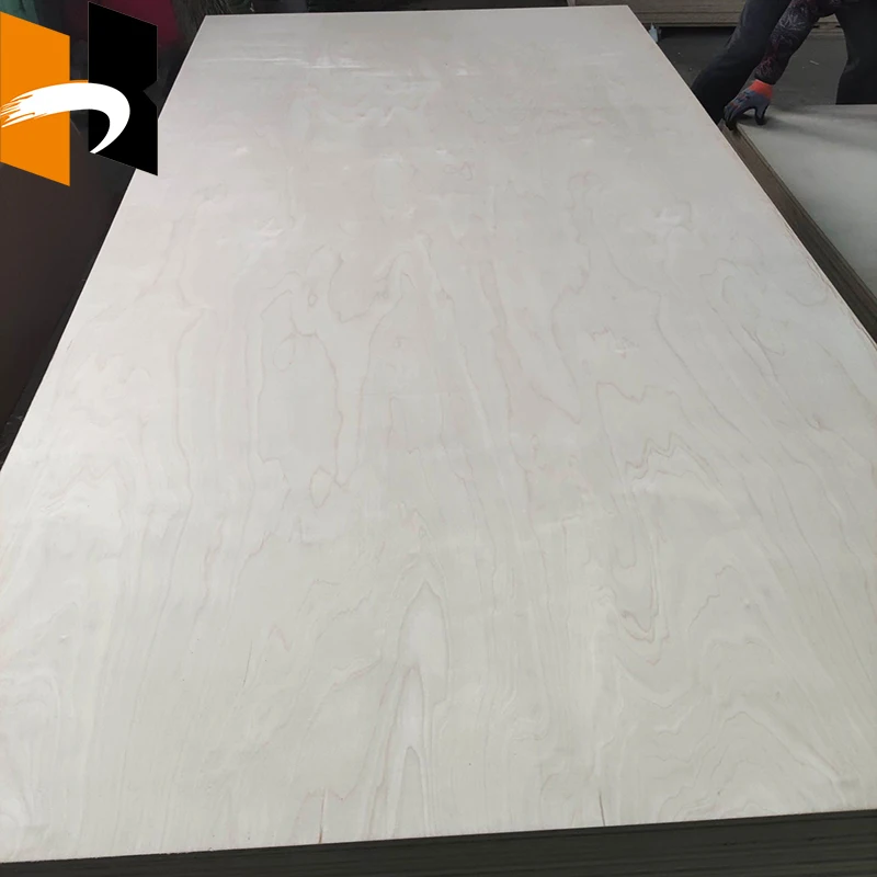 6mm 8mm 15mm 18mm Maple Birch Wood Veneered Laminated Plywood For Toys