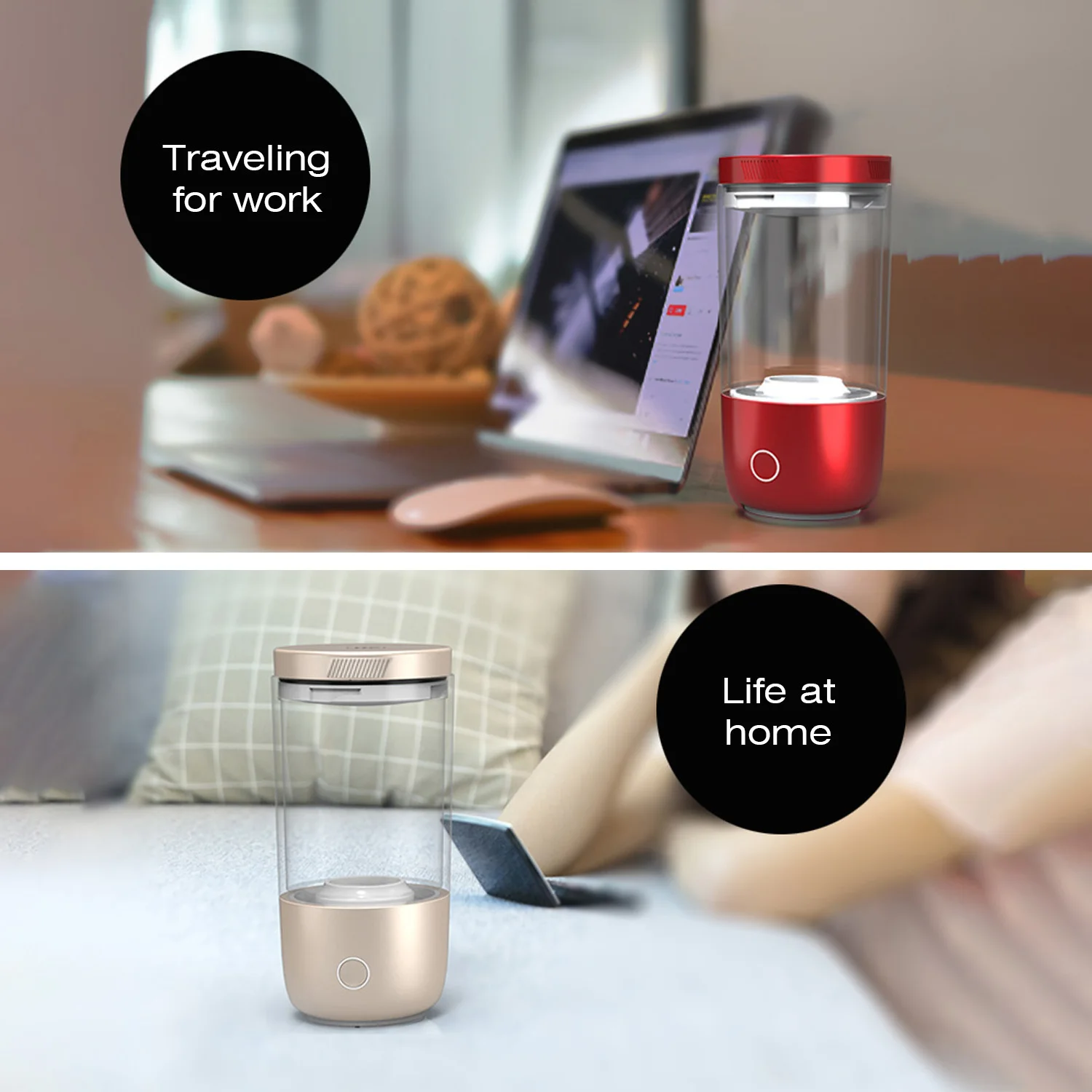 High Quality 300ml Hydrogen Generator Water Cup Lightweight Portable Cars Household Use Battery Hot Selling Product Cheap Price