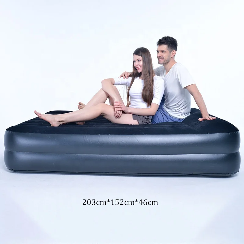 Waterproof Inflatable Bed Portable Queen Size Air Bed Mattress Big Size For Sleeping Outdoor Camping