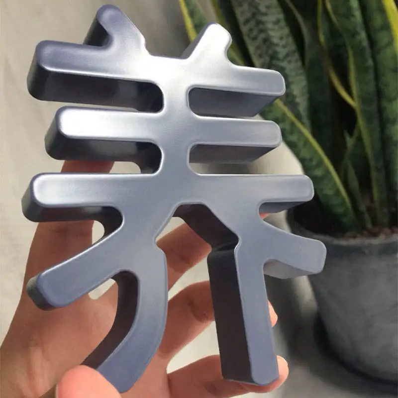 Billboard Design Signs And Signage Pvc Chevron Letter Acrylic Baking Paint Led Signboard Background Wall