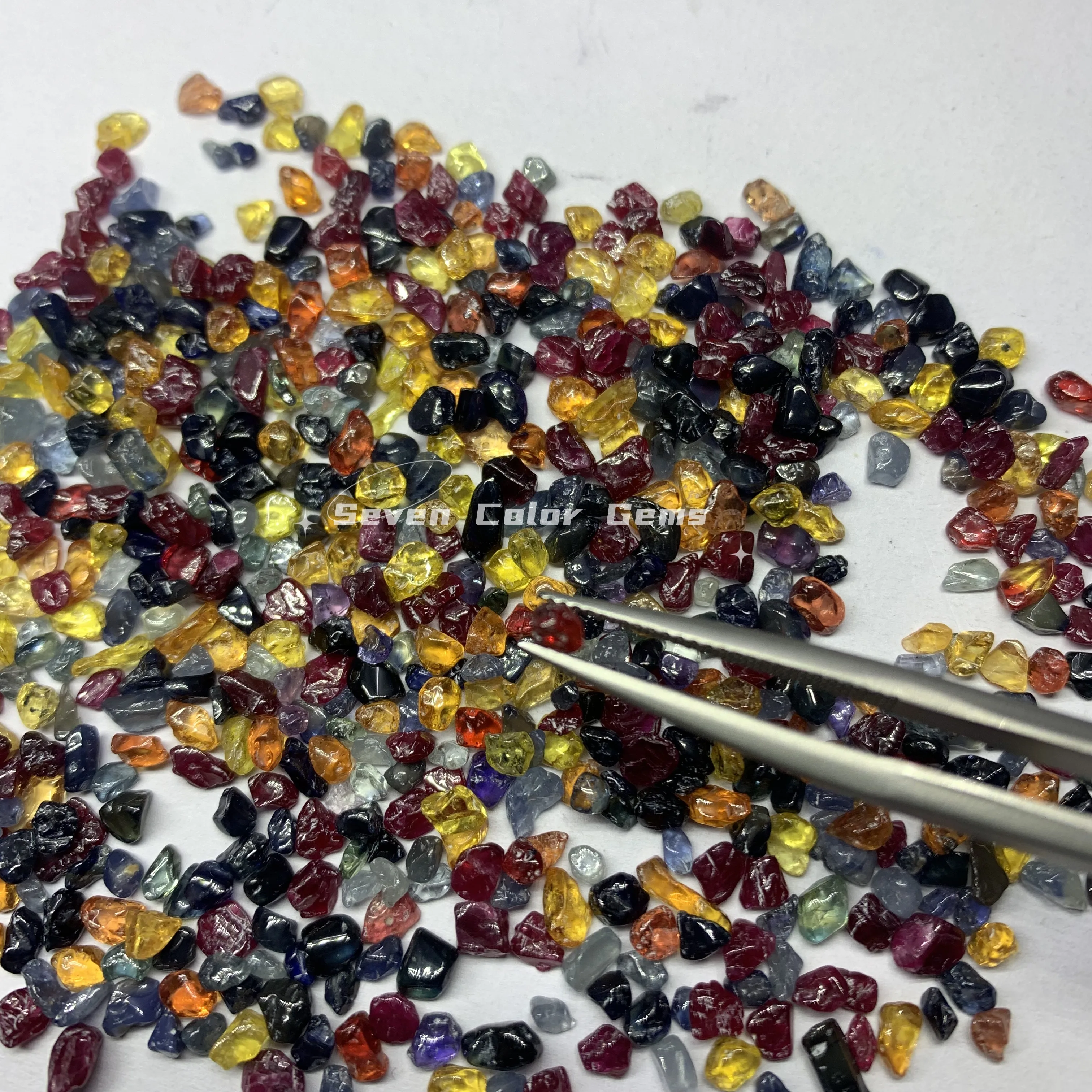 2-3mm Natural rough blue sapphire gem rough top quality natural blue sapphire stone raw rough loose gemstone