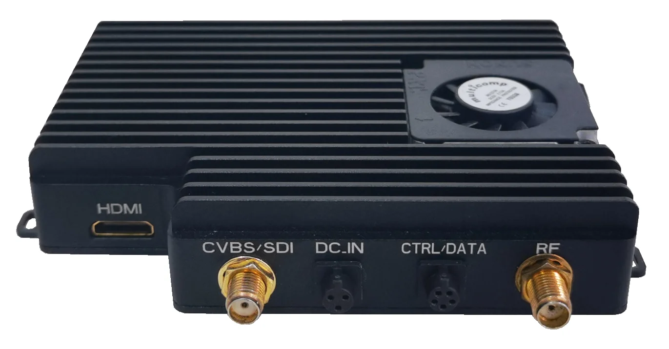 30km NLOS COFDM Video Transmitter with With interface CVBS  For VTOL UAV UGV Drone HD 1080P RF Mobile Wireless Communication