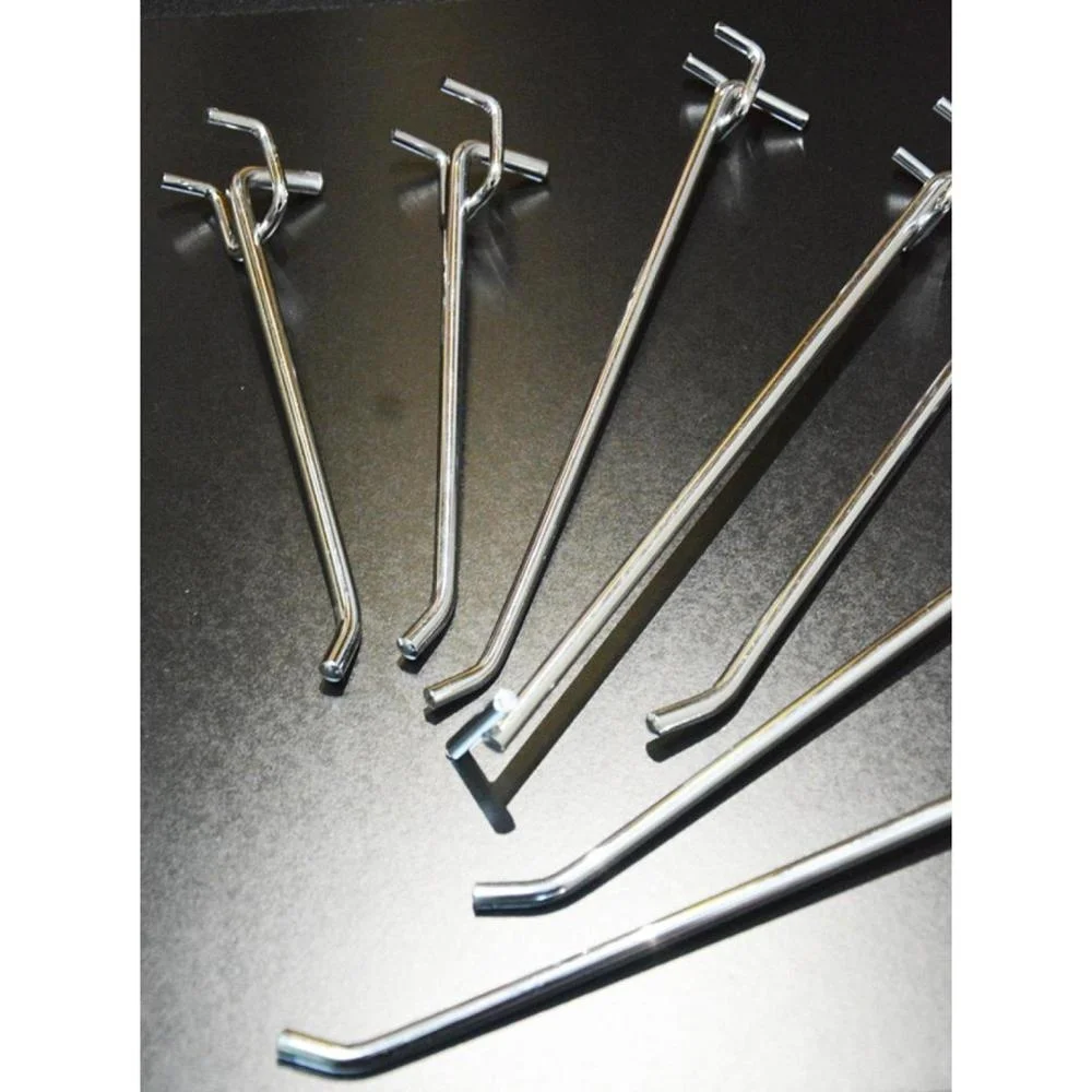 Single Pegboard Slatwall Hooks Display Shop Prong Hanger
