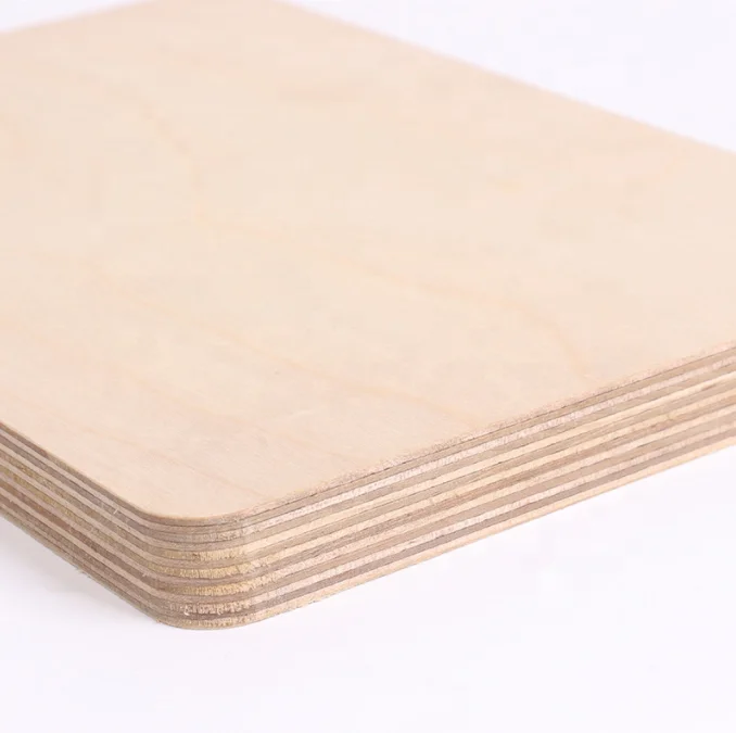 Poplar Core Plywood 18mm Plywood Birch  For Outdoor Usage Furniture