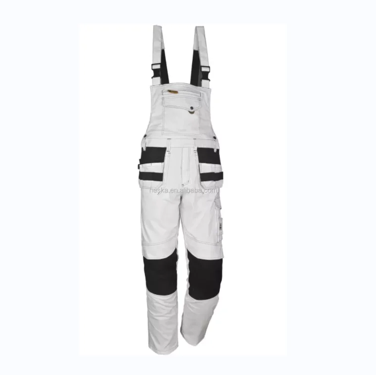Polycotton bib pants vest workwear mens bib overalls
