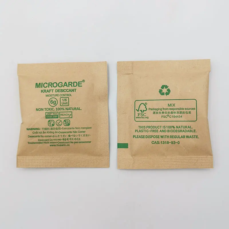 Custom logo natural montmorillonite clay shoes clothing electronics anti mold desiccant moisture absorber packet