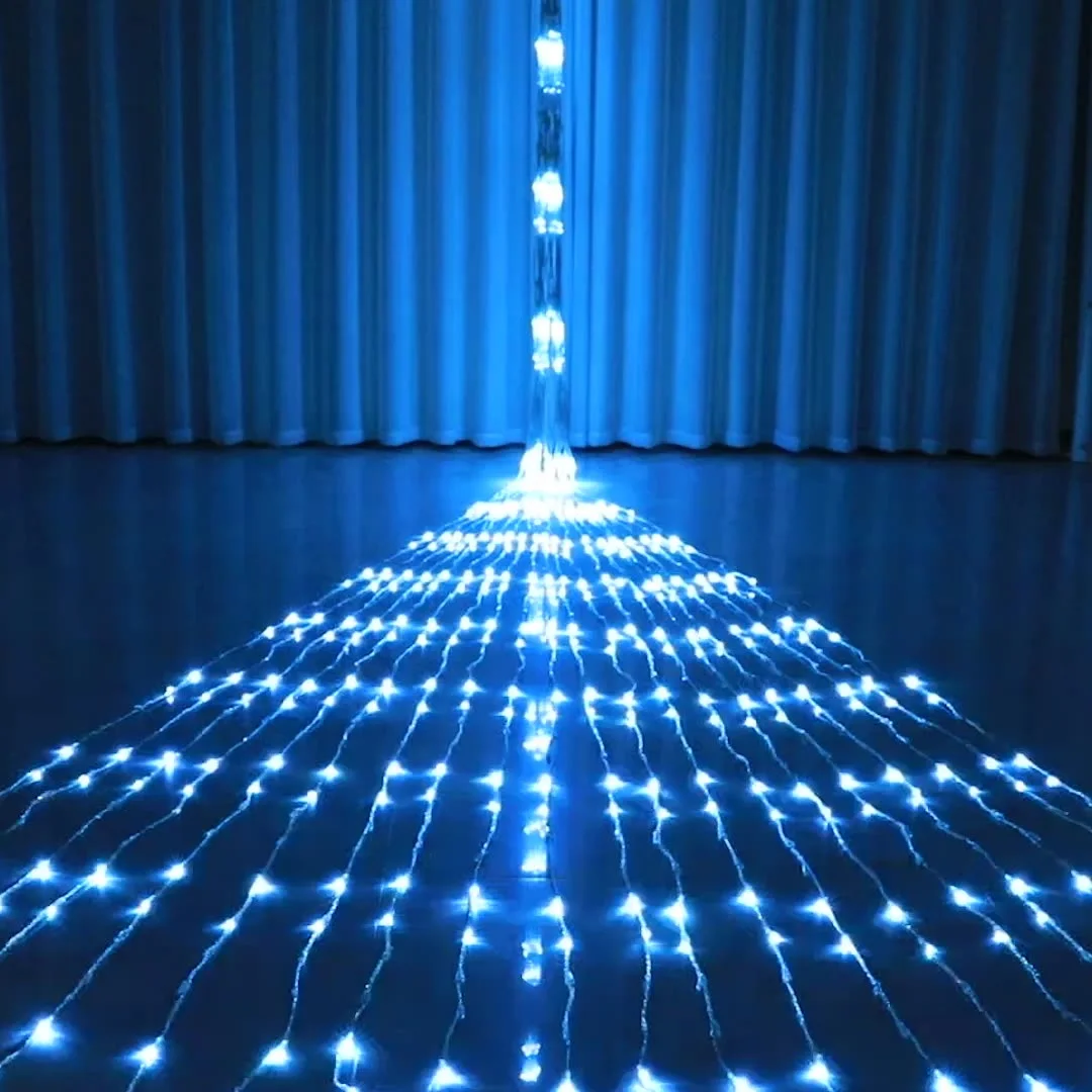 LED Meteor Shower Rain Curtain lights Water Flow Waterfall Window lamp 3X2/3/6M Wedding Christmas Garland Decor String lights
