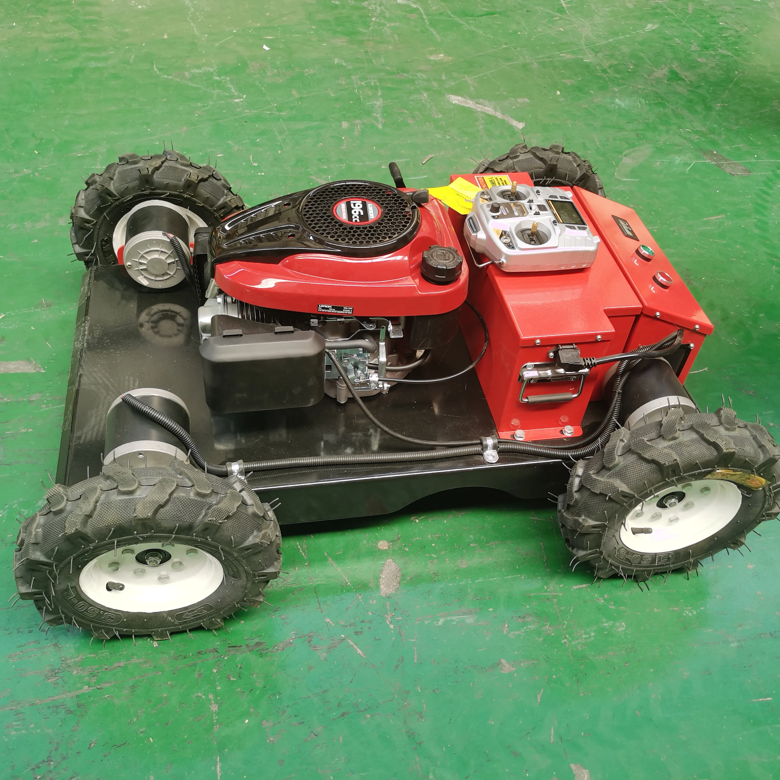 Mini Robot Wheel Remote Control Electric Smart Snow Plow Robot Lawn Mower For Sale