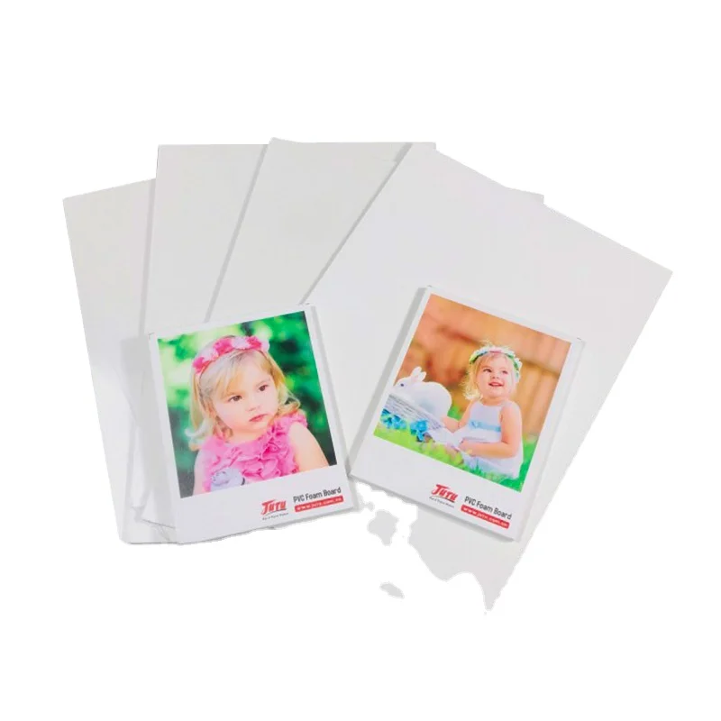 JUTU RTS 8x15inch 3mm thickness pvc foam board sheet A4 size white expanded pvc sheet