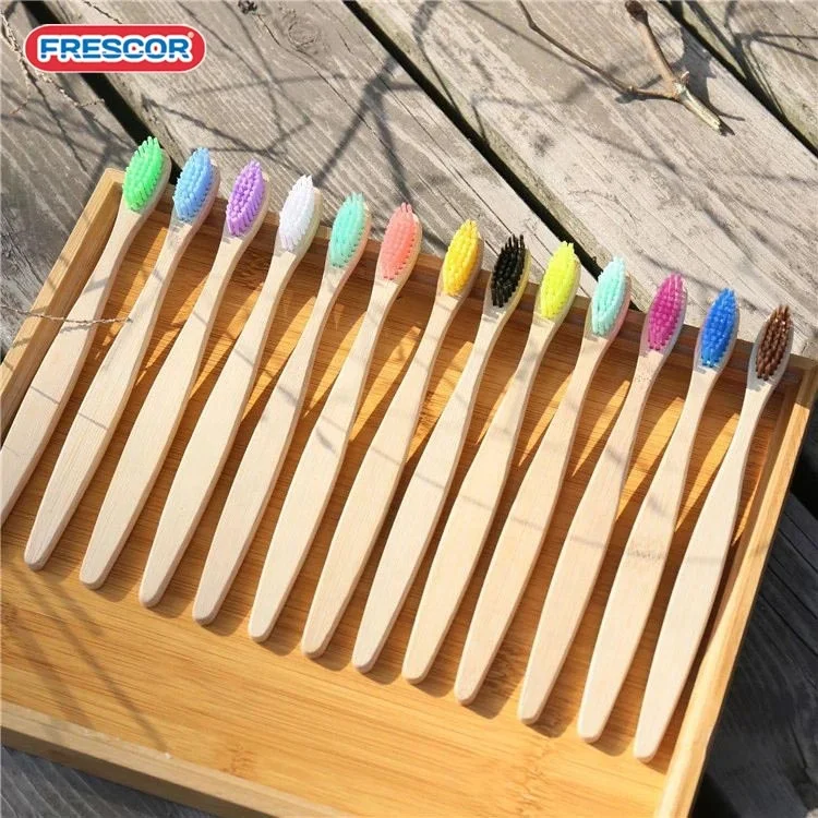 wholesale charcoal 4 pack bamboo toothbrush bamboo tooth brush