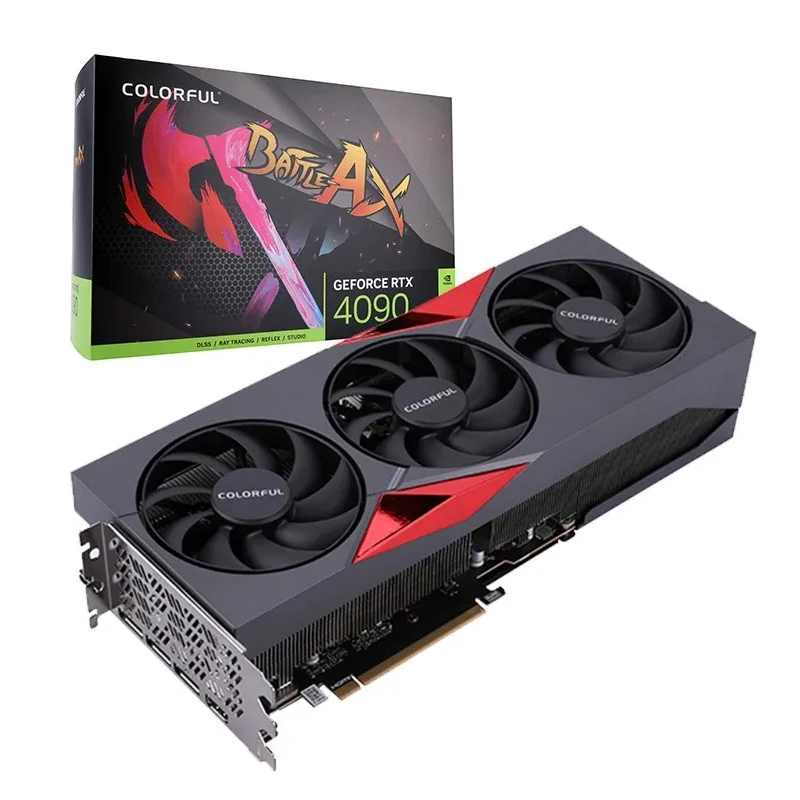 Colorful gaming Battle Ax Geforce rtx 4090 24GB GDDR6X PCI Express 4.0 Video Card RTX 4090 Tomahawk 24G