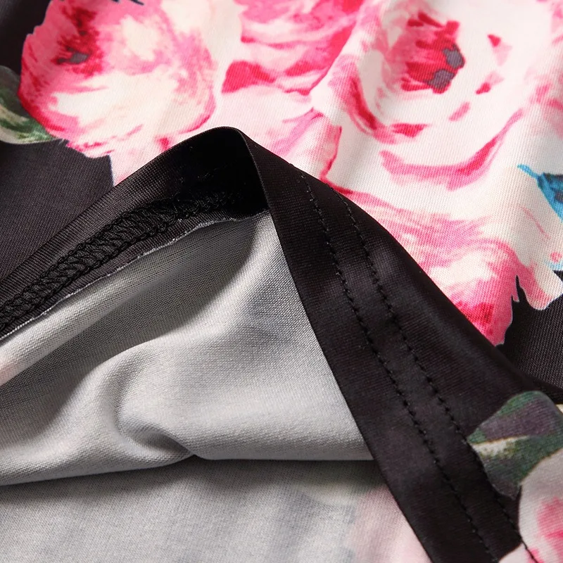 2022 popular long sleeve fall country style floral long dresses mommy and me dresses