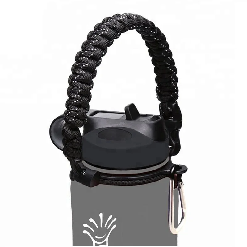 Adjustable Handmade Paracord Handle Strap Safety Paracord Holds 550 Paracord Bottle Handles