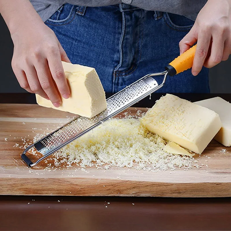 Parmesan Ginger Garlic Lemon Zester Citrus Premium Stainless Steel Sharp Kitchen Tool Cheese Grater