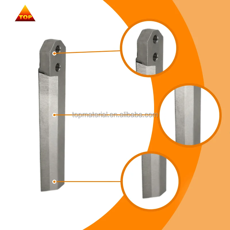 Customized Plastic Granulation System Bimetal Underwater Pellet Cutter Knife