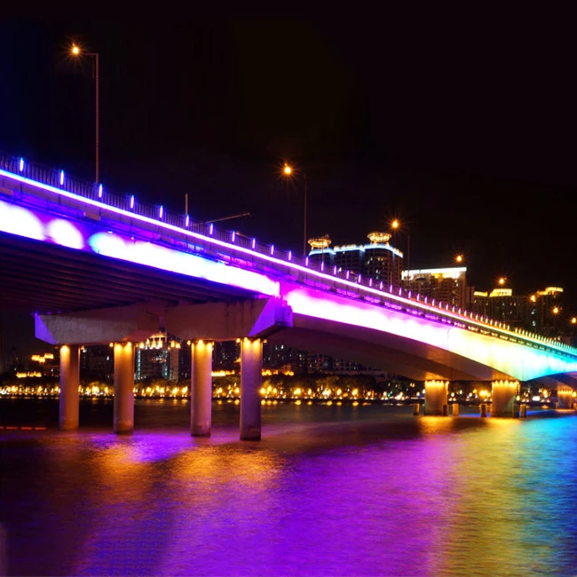 Aluminum Profile 36W RGB RGBW Building Tube Wall Washer Light  Facad Led light