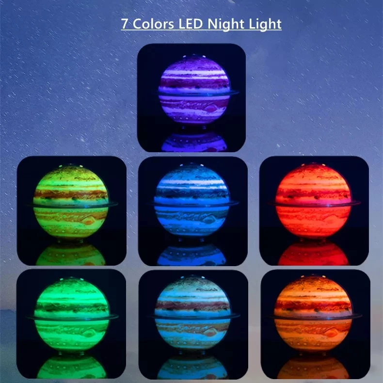 3D Planet Moon Lamp Atomizer Misr Fogger Difusor De Aroma Essential Oil Diffuser Aromatherapy Scenting Diffuser
