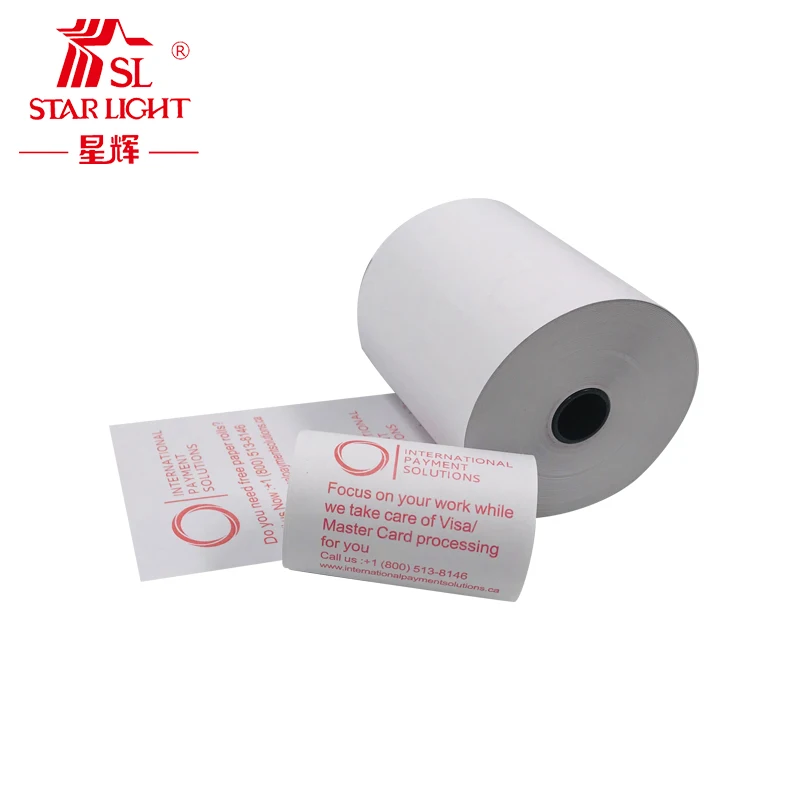 Fashion thailand thermal paper stock lot in jumbo roll print with good after sale service