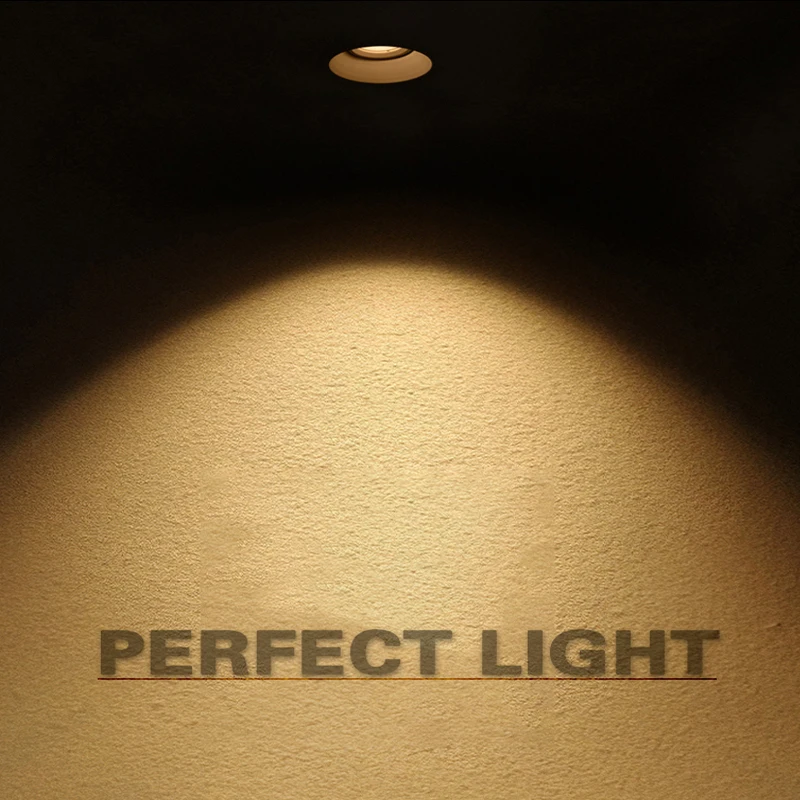 Europe Hot Selling Led Cob Super Slim Bezels Anti Glare Downlights GU10 Commercial Corridor Deep Cup