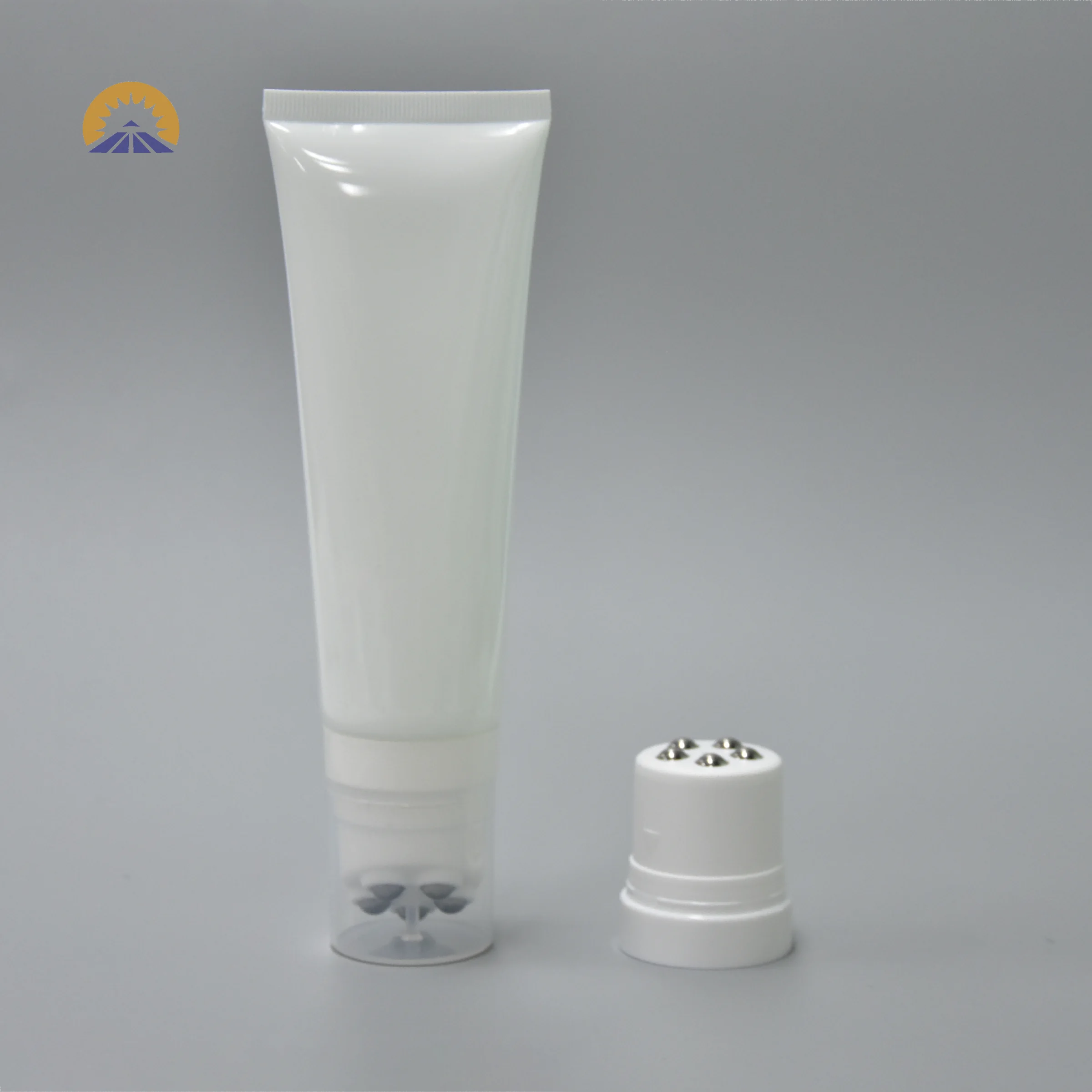 Customized Extruded Plastic Applicator Roller for Cream Massage Ointment Tube Sunscreen Cosmetic Packaging for Makeup Use