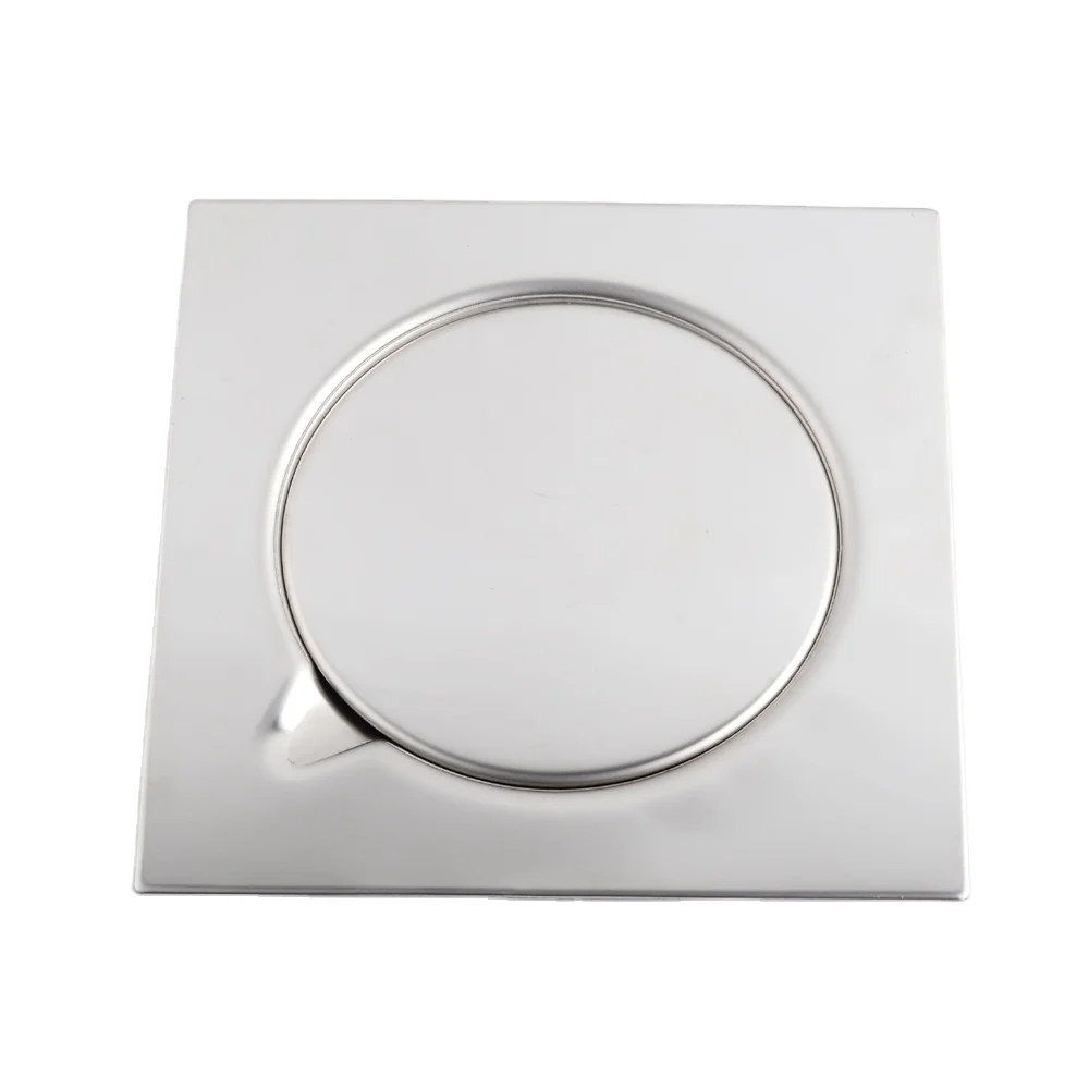 15*15cm Kitchen Durable Bathroom Square Stainless Steel Cheap Cast Iron 304 Floor Drain