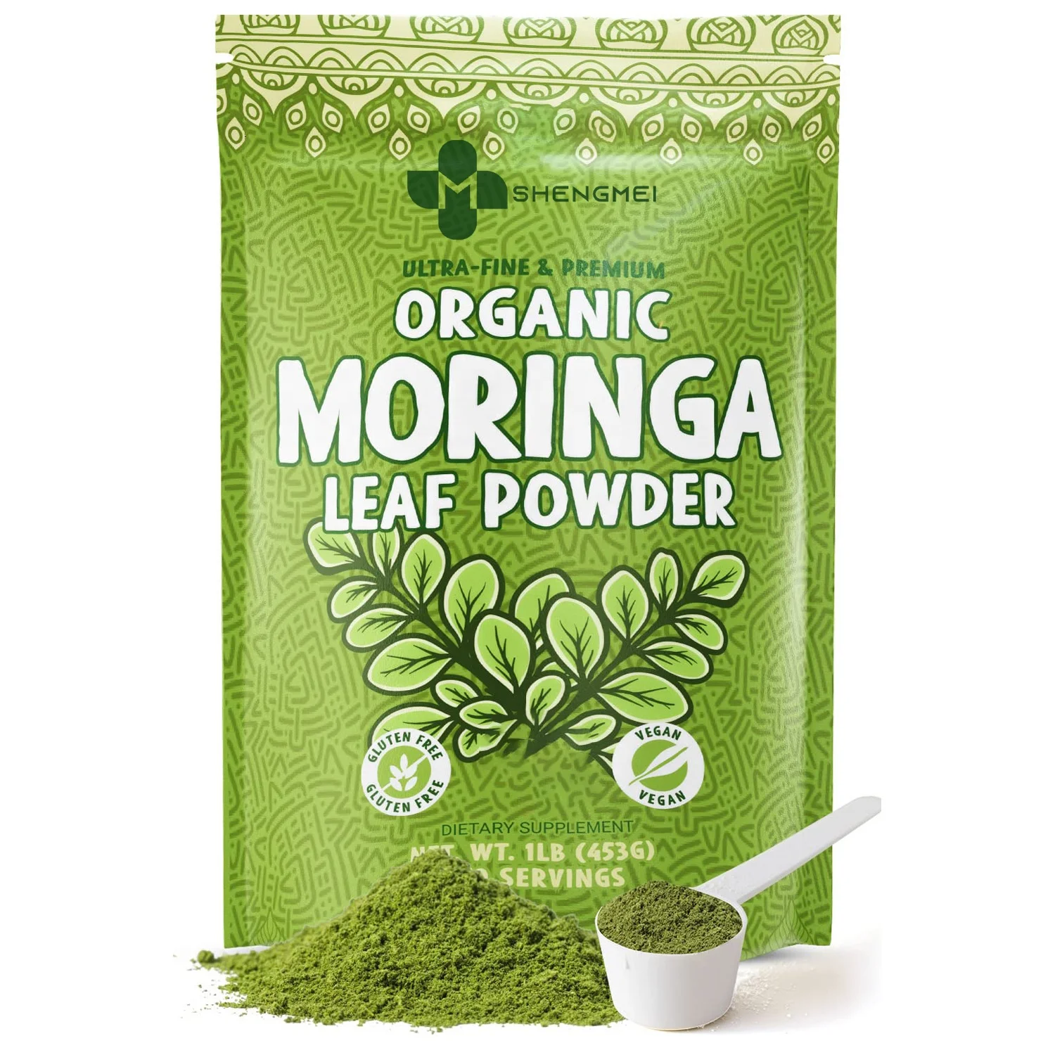 Good quality herbal products pure natural organic moringa leaf extract powder dietary supplement energy booster