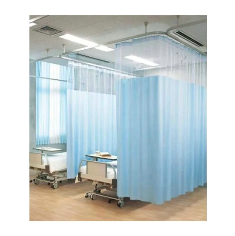 100% Polyester  Medical Curtain Flame Retardant Partitions Hospital Bed medical curtain