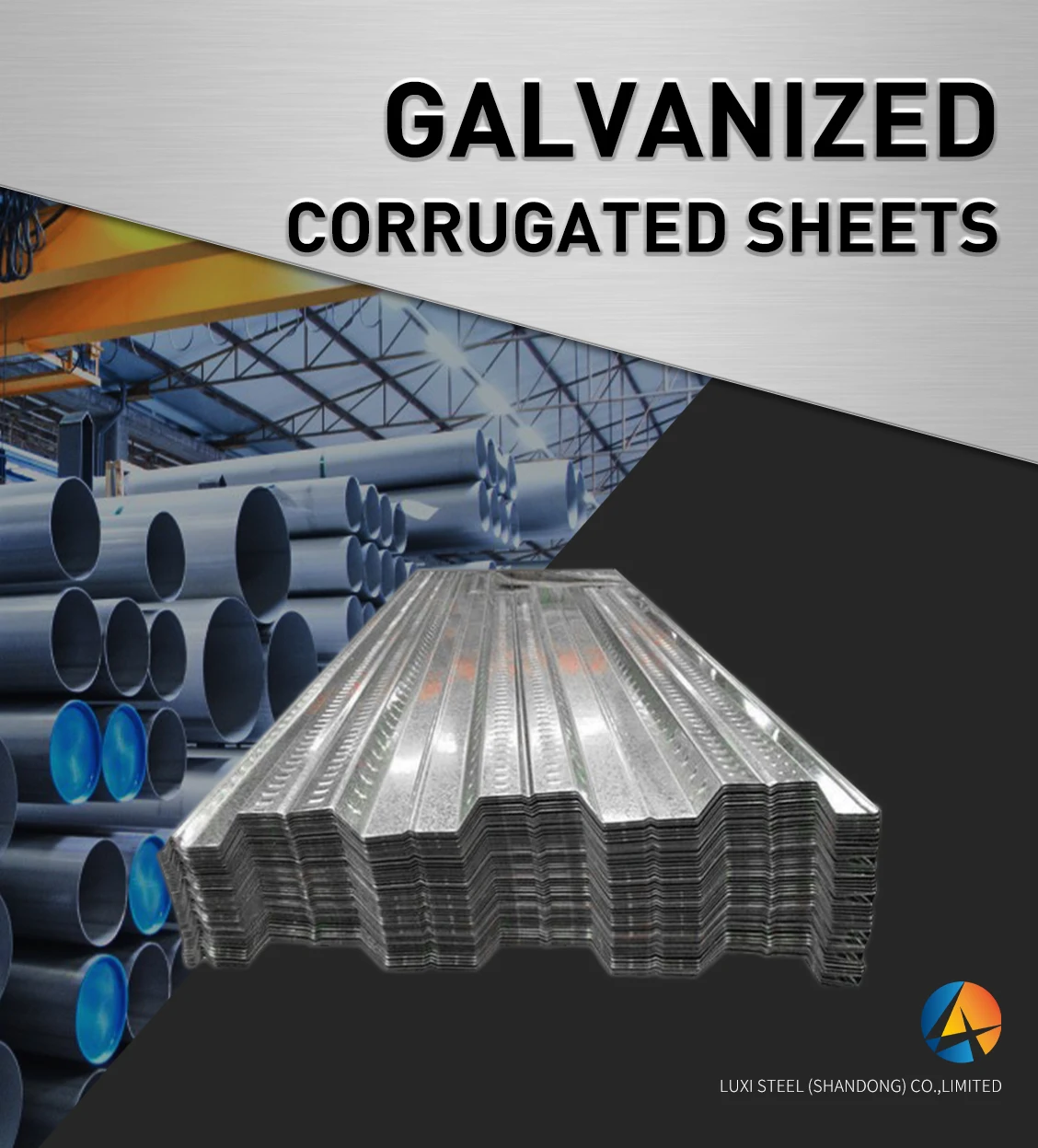 High-End Galvanized  Roofing Sheets Roof Steel Corrugated Roofing Sheet