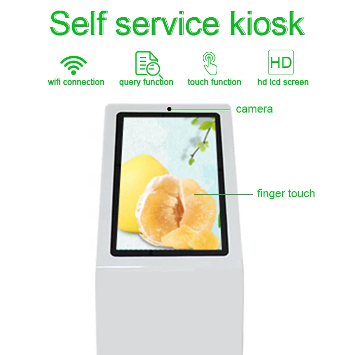 Customized touch screen lcd advertising information digital signage self service kiosk