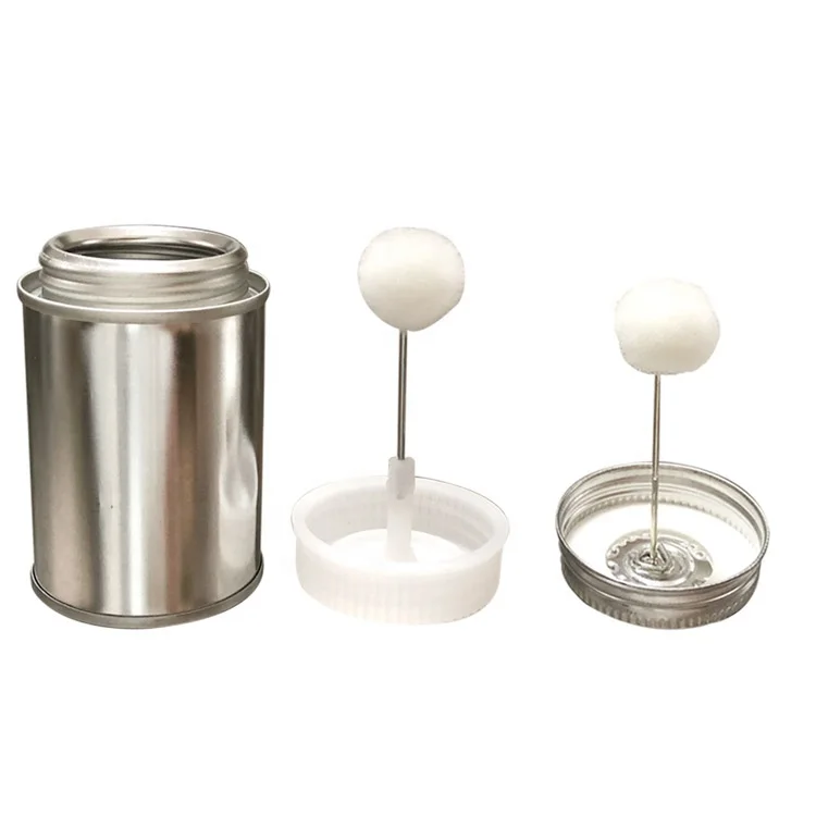 4oz screw top tin can for pvc solvent cement