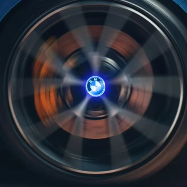 4pcs set Floating Wheel Center Caps For BMW Maglev Wheel Hub Emblems Magnetic Suspension Wheel Hub Caps