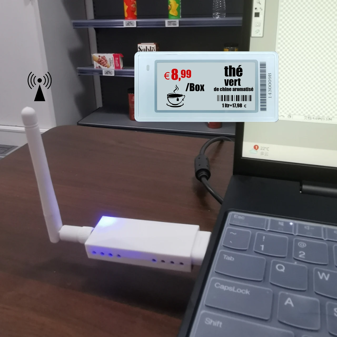 2,4 ГГц USB Mini AP sender mini base station ESL mini base station для управления ESL ценник для небольших магазинов