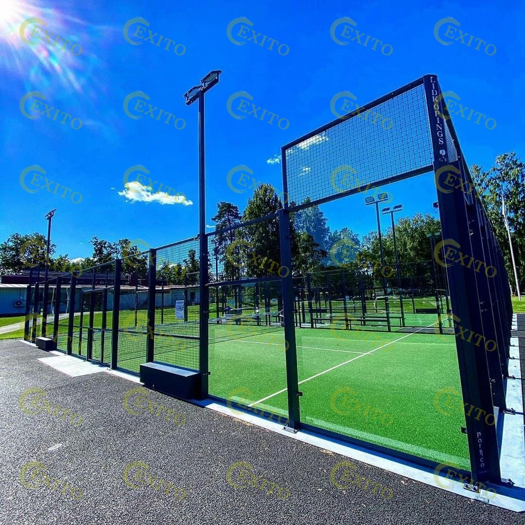 EXITO Factory Price Build Your Own Court Playing Padel Court Sports Paddle Tennis Courts For Sale