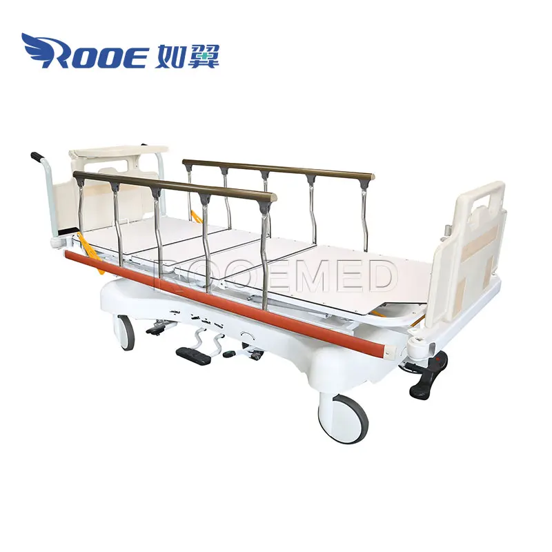 Hydraulic Aluminum Alloy Fence Hydraulic Hospital Stretcher Bed for Hospital Transport