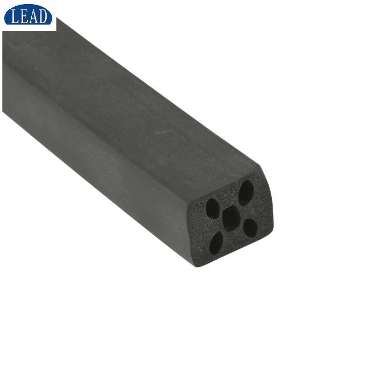 Glass Electric Cabinet Extruded Profile Epdm Sponge And Epdm Compound Extrusion Approved Rohs Ul94-v0 Reach Rubber Seal Strip